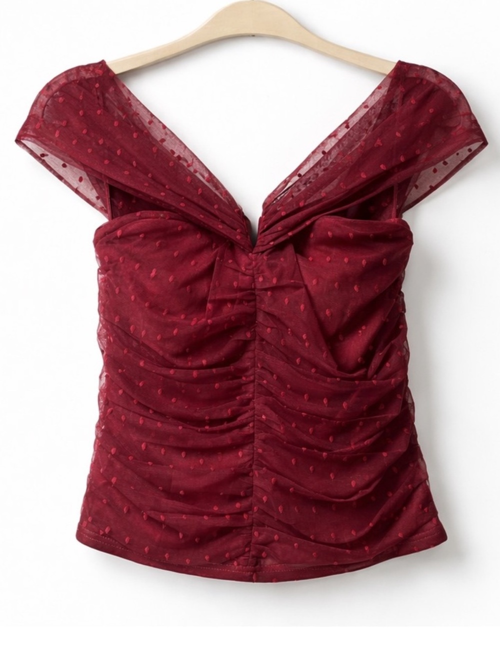 Dolan Left Coast Collection Halter Neck Mesh Off Shoulder Top By: Anthropologie
